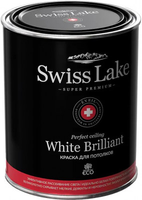 Краска Swiss Lake White Brilliant для потолка